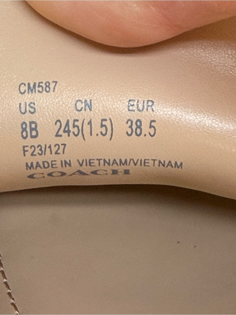 NWOB Coach Women's Ruthie Leather Platform Comfort Loafer Chalk White Sz 8 CM587 - Picture 6 of 9
